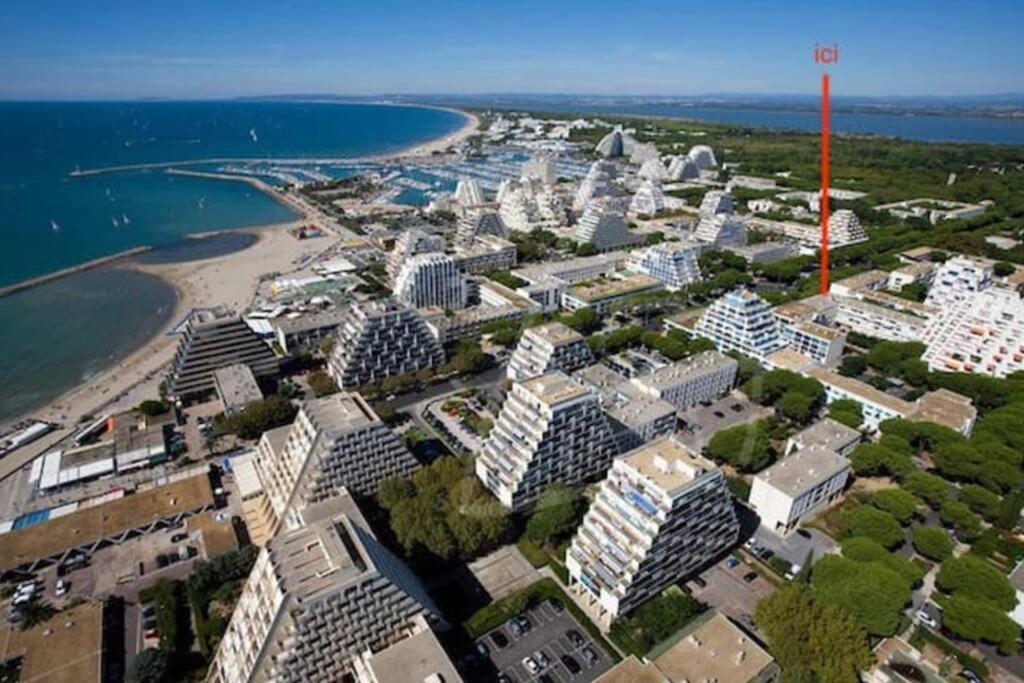 ! Le Beaulieu ! Clim, Terrasse, Central, Plage Apartment La Grande Motte Exterior photo